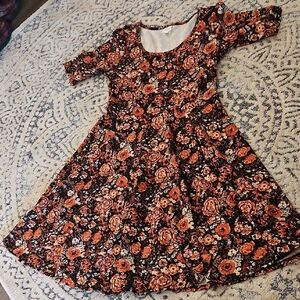 - Navy And Rust Womens Dress